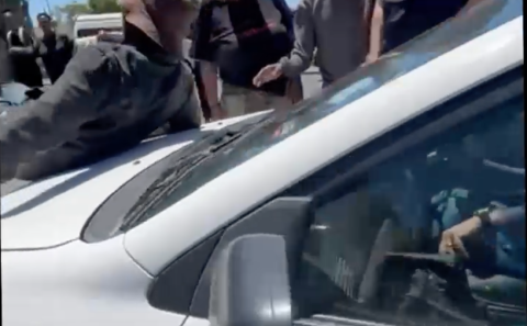 Outrage as driver rams into GBV shutdown protesters in Cape Town - eNCA